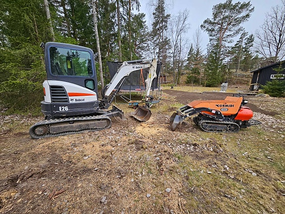 Bobcat E26 Minigrävare uthyres 3 of 5