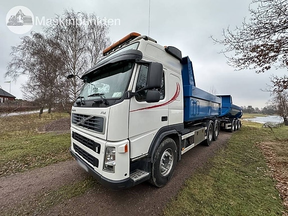 Volvo FM 440 tippbil med kärra
