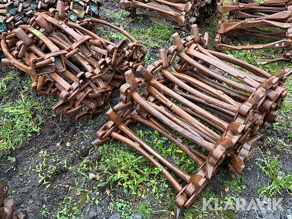 Skogsmaskinband 4st & Skogsmaskinskedjor / Slirskydd