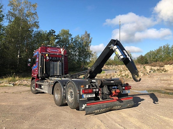 Flakvibrator för lastväxlare eller flak, hydraulisk