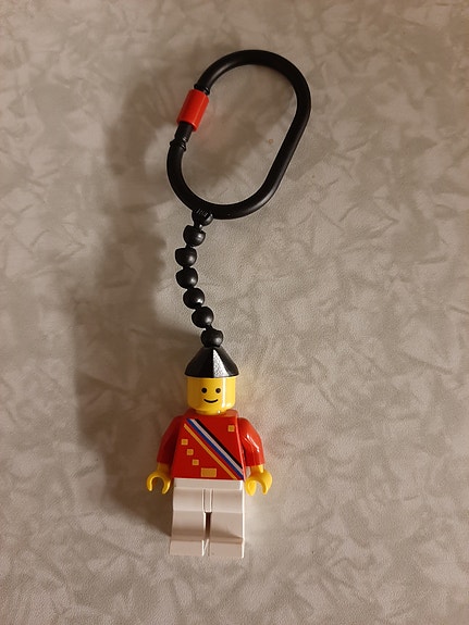 Legoland Ambassadör Nyckelring, 1990, Sällsynt, Retro, Vintage