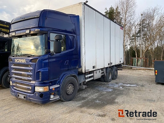 Skåpbil Scania R500LB6X2*4MNB Renoveringsobjekt