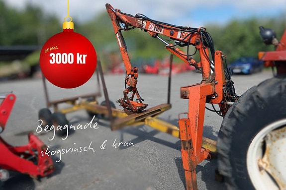 Begagnade skogskranar & vajerkranar - spara 3000 kr!