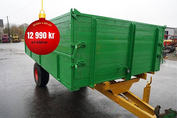 Spannmålsvagn med sidotipp SPARA 5 000 KR