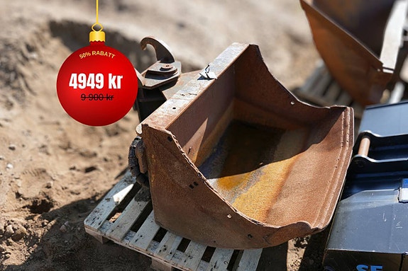 Skopa Planerskopa grävmaskin hydraulisk tiltbar 50% RABATT