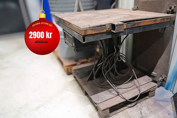 Elektriskt lyftbord 750X800MM SPARA 2000 KR