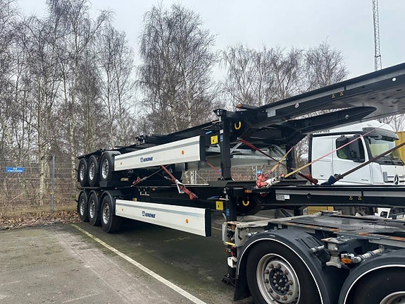 Krone container trailer fabriksnya