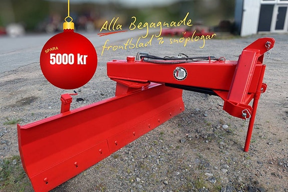 Begagnade frontblad och snöplogar →  5 000 kr rabatt