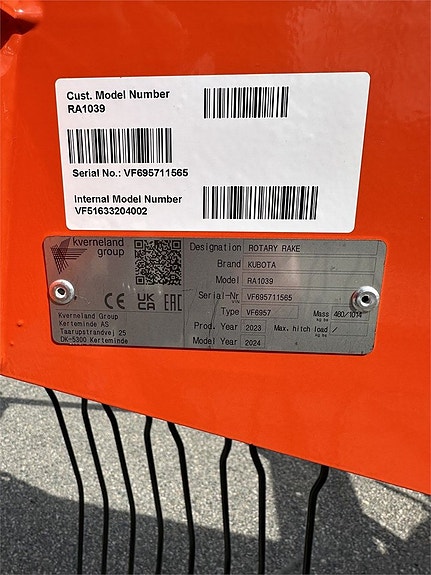Kubota RA 1039 8 of 10