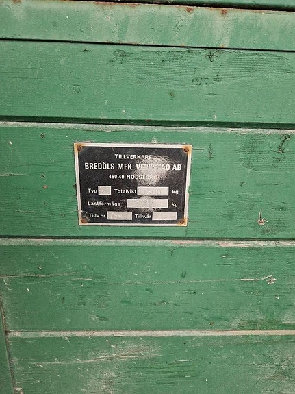 Bredöl spannmålskärra 9T 6 of 6