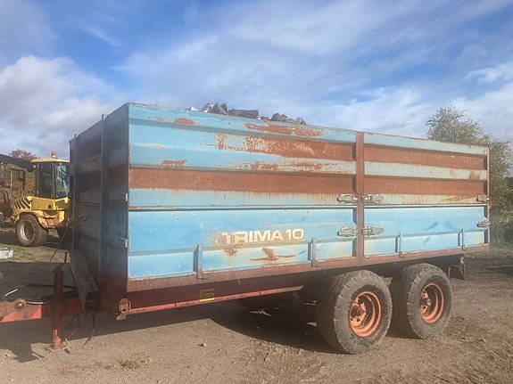 Boggikärra Trima 10t med bromsar