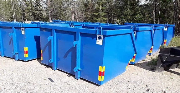 Fodercontainer/ skräp- eller gödselcontainer