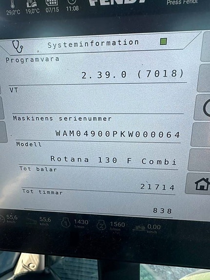 Fendt Rotana 130 F Combi 3 of 3