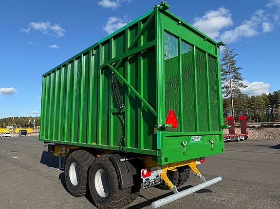 Hakarps - 20 tons ensilagekärra 710/45R22,5" 38m3 GUL / GRÖN 6 of 12