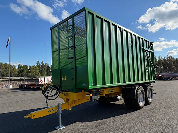 Hakarps - 20 tons ensilagekärra 710/45R22,5" 38m3 GUL / GRÖN 4 of 12