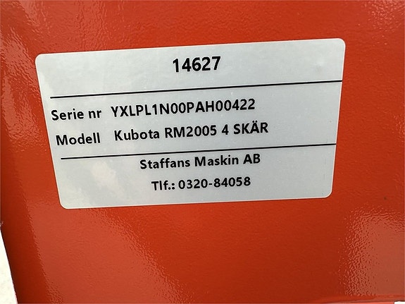 Kubota RM2005V 11 of 15