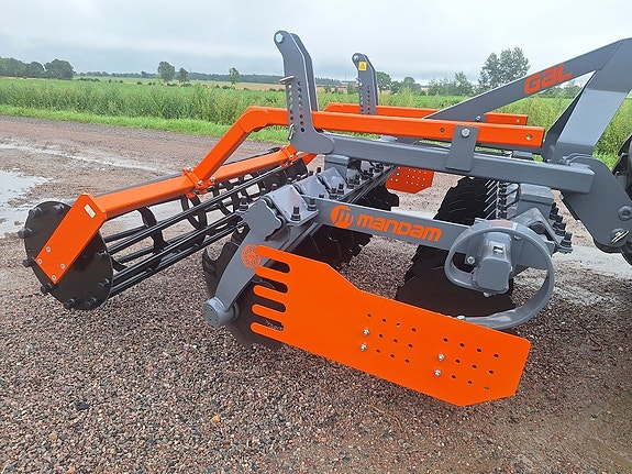 Tallriksredskap med gummidämpning