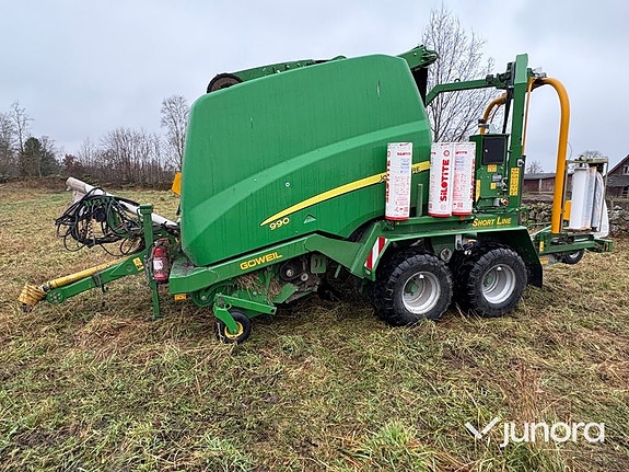 Rundbalspress, Inplastare - John Deere, Goweil G-990 3 of 15