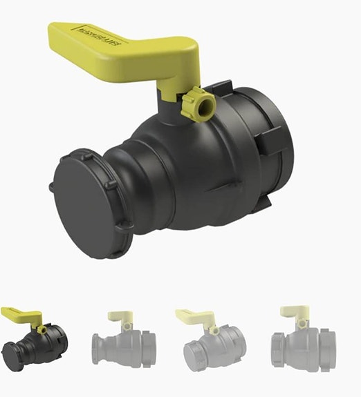 Älvestad-Tanken Kulventil 2″ till IBC x Camlock hane 2″