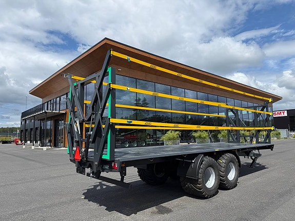 Hakarps - 22 Tons balkärra 710 däck OMGÅENDE LEV grå