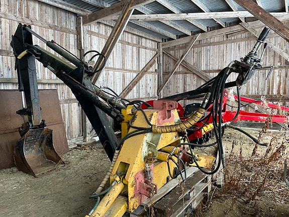 Grävaggregat till traktor