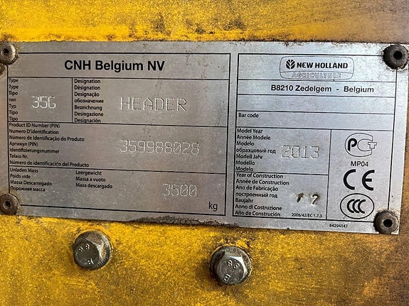 New Holland 35G Skärbord / Header 2 of 5