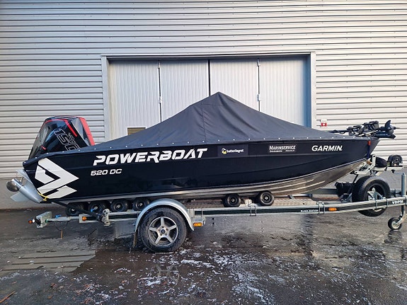 Powerboat 520DC Mercury 150 R V6 -25 Fiske utrustad!