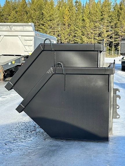 CCAB 3m3 4m3 5m3 Soplåda sopcontainer bmfäste 6 of 8
