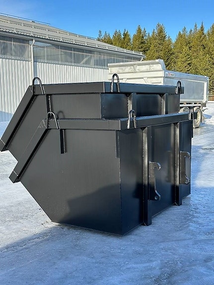 CCAB 3m3 4m3 5m3 Soplåda sopcontainer bmfäste 7 of 8