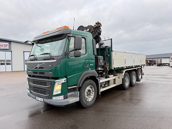 VOLVO FM450 TIPP O KRAN TRIDEM HÖG LASTVIKT