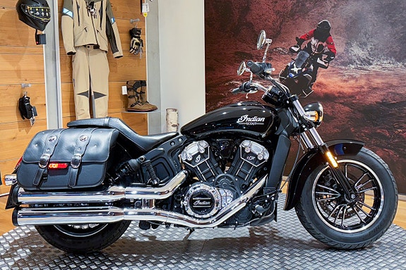 INDIAN Scout 1200 |Nyservad|Sidoväskor|Endast 462 mil|