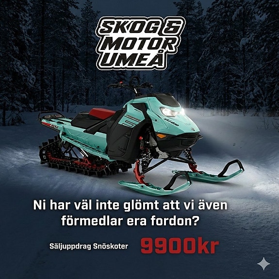 Ski-Doo Vi förmedlar din skoter