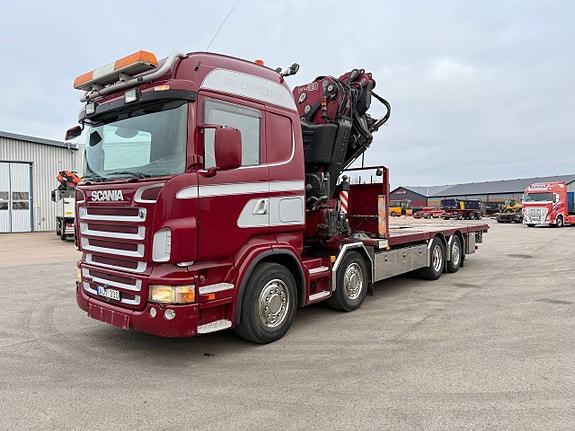 BODBIL SCANIA R480 STOR KRAN MED JIBB LÅGMIL