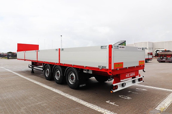 Kel-berg D500 3axlad Flaktrailer med Lämmar
