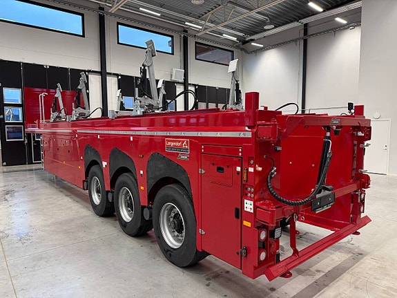 Hakarps - Langendorf bygeltrailer för prefab OMGÅENDE LEV