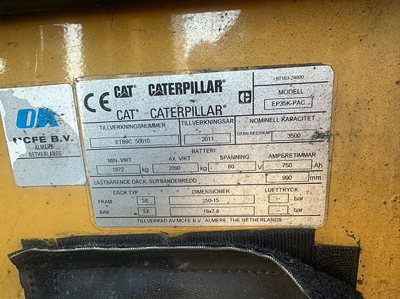 CAT EP35K-PAC 9 of 12