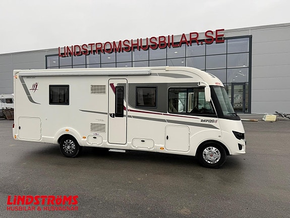 Rapido 8065DF 150hk Långbäddar badrum bak "KÖP NU-HÄMTA I VÅR"