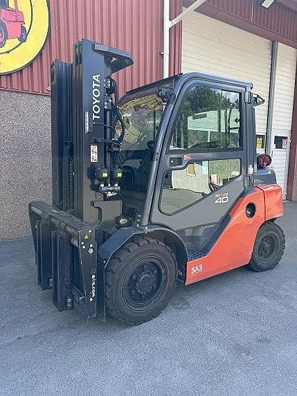 Demokörd Toyota 40-8FD35N dieseltruck containergående