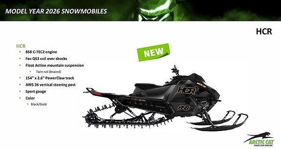 Arctic Cat MTN 858 154 HCR 2026 2 of 4
