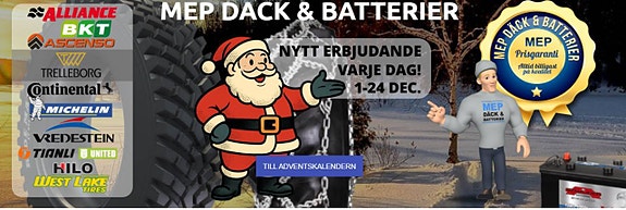 Traktordäck Startbatterier