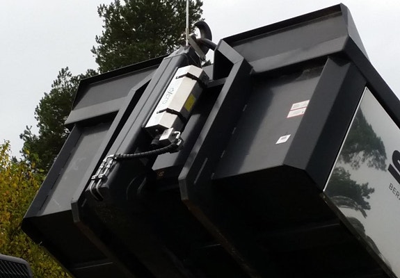 Flakvibrator för lastväxlare eller flak, hydraulisk