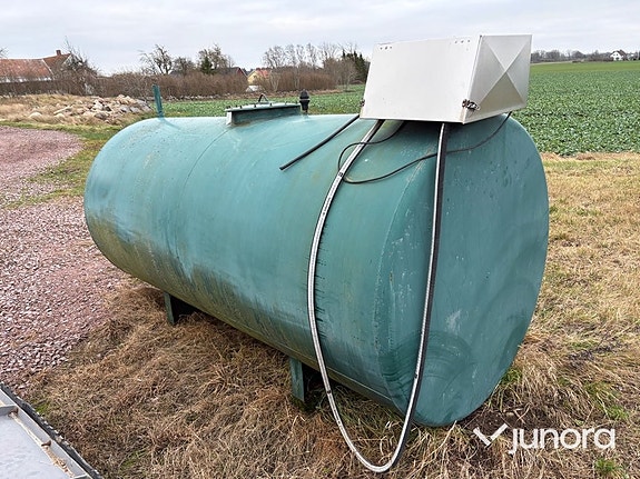 Dieseltank 5000 L – Älvestad, med P. Lindberg 230V pump