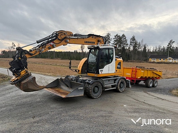 Grävmaskin – Liebherr A 914 Compact Litronic, S60, 3D-grävsystem, Engcon