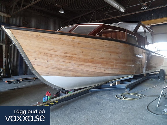 Nybyggd träbåt projekt 36 fot