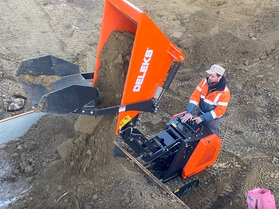 DELEKS® M8000-KUBOTA Hydrostatisk Minidumper – 800 kg 3 of 12