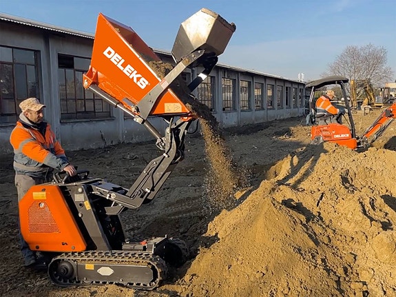 DELEKS® M8000-KUBOTA Hydrostatisk Minidumper – 800 kg