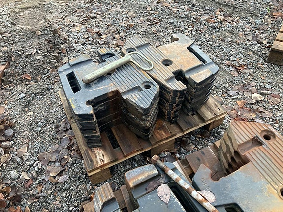 Frontvikter Valtra 37,5 kg styck