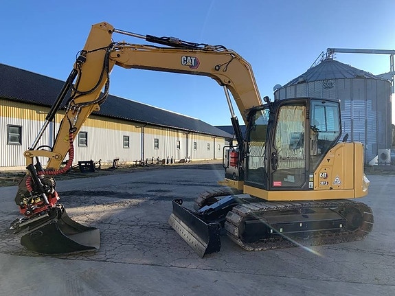 CAT 307.5 grävmaskin, rototilt med grip, sv-såld
