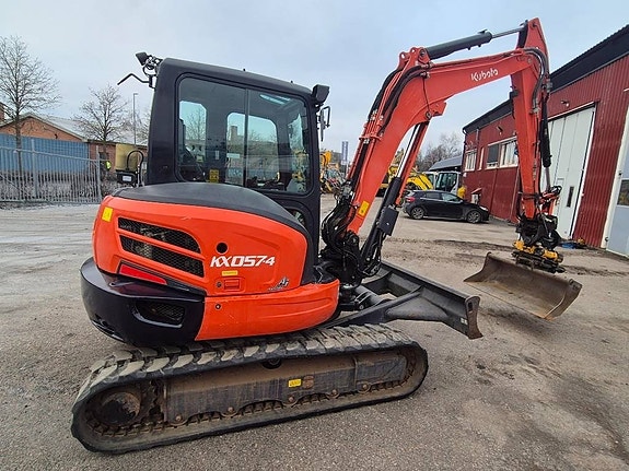 Kubota KX057-4 - RT & 3 skopor - C-smörj
