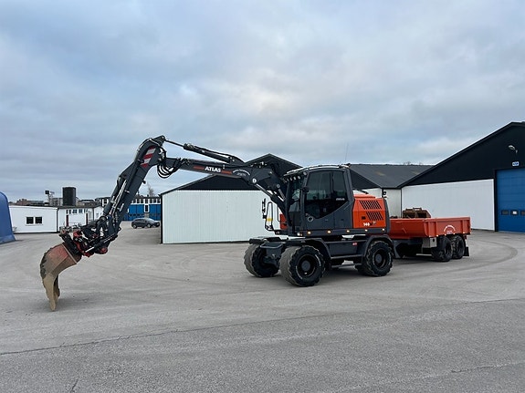 Hjulgrävare Atlas 140W blue